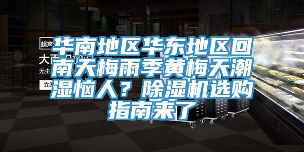 華南地區(qū)華東地區(qū)回南天梅雨季黃梅天潮濕惱人？除濕機(jī)選購(gòu)指南來了