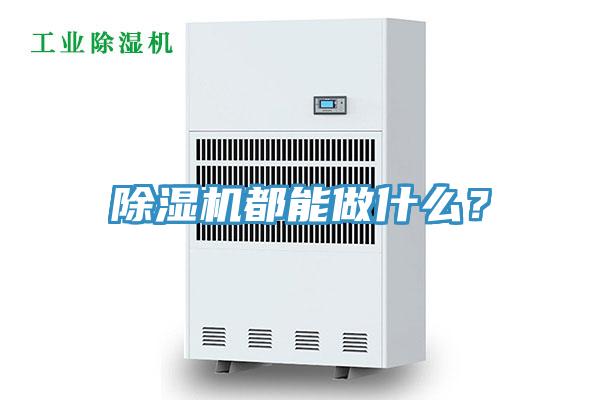 除濕機都能做什么？