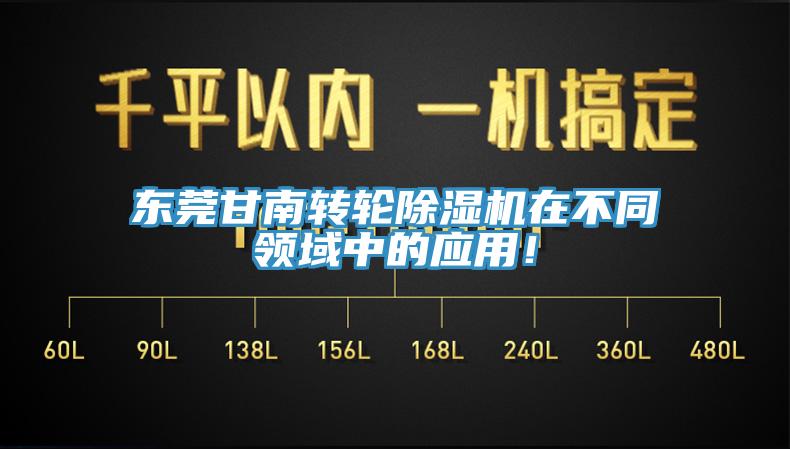 東莞甘南轉(zhuǎn)輪除濕機(jī)在不同領(lǐng)域中的應(yīng)用！