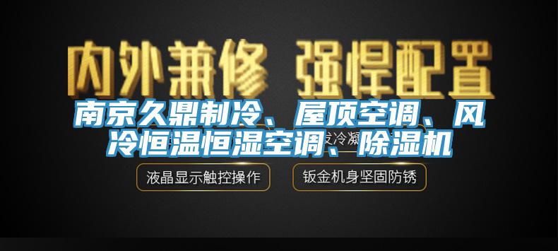 南京久鼎制冷、屋頂空調、風冷恒溫恒濕空調、除濕機