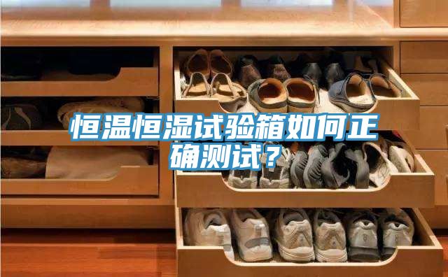 恒溫恒濕試驗(yàn)箱如何正確測(cè)試？