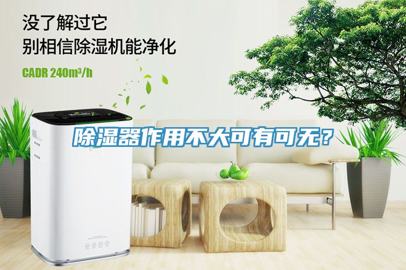 除濕器作用不大可有可無？